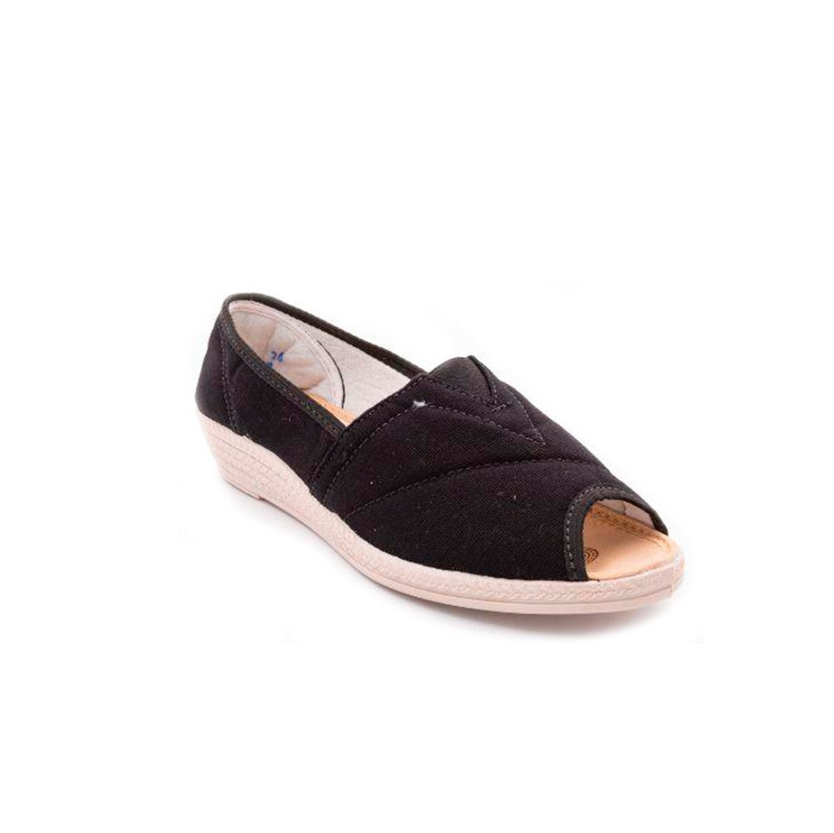 Zapatos cuña Dinamar negro para Mujer
