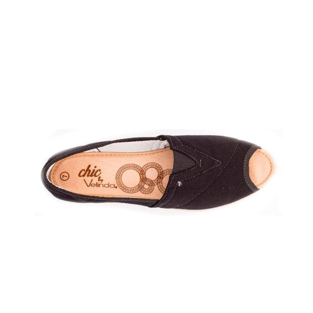 Zapatos cuña Dinamar negro para Mujer