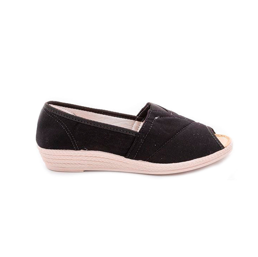 Zapatos cuña Dinamar negro para Mujer