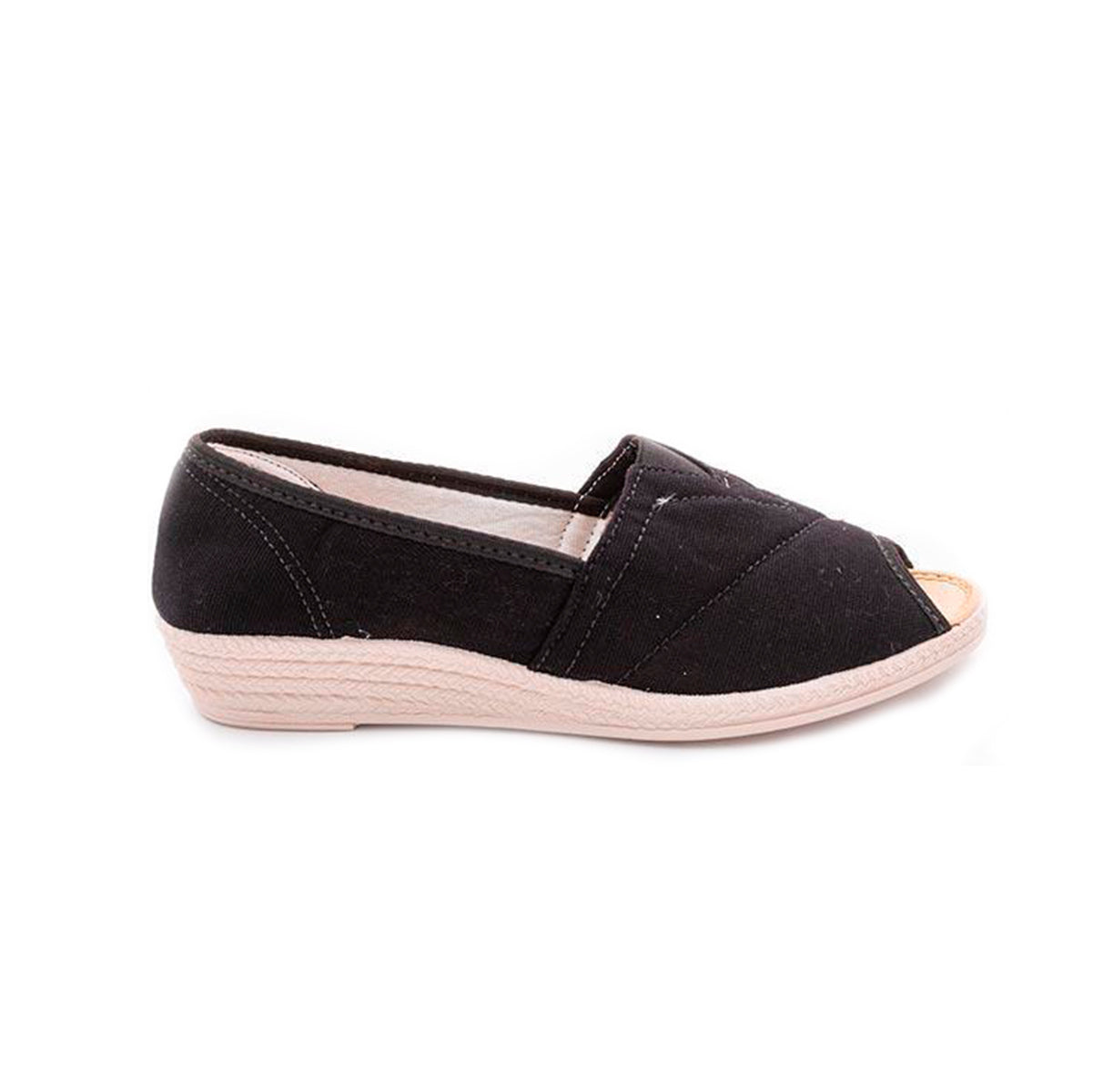 Zapatos cuña Dinamar negro para Mujer