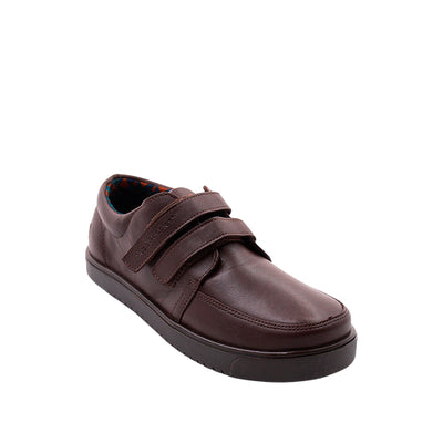 Slip on escolares Edo 4 para niño color café
