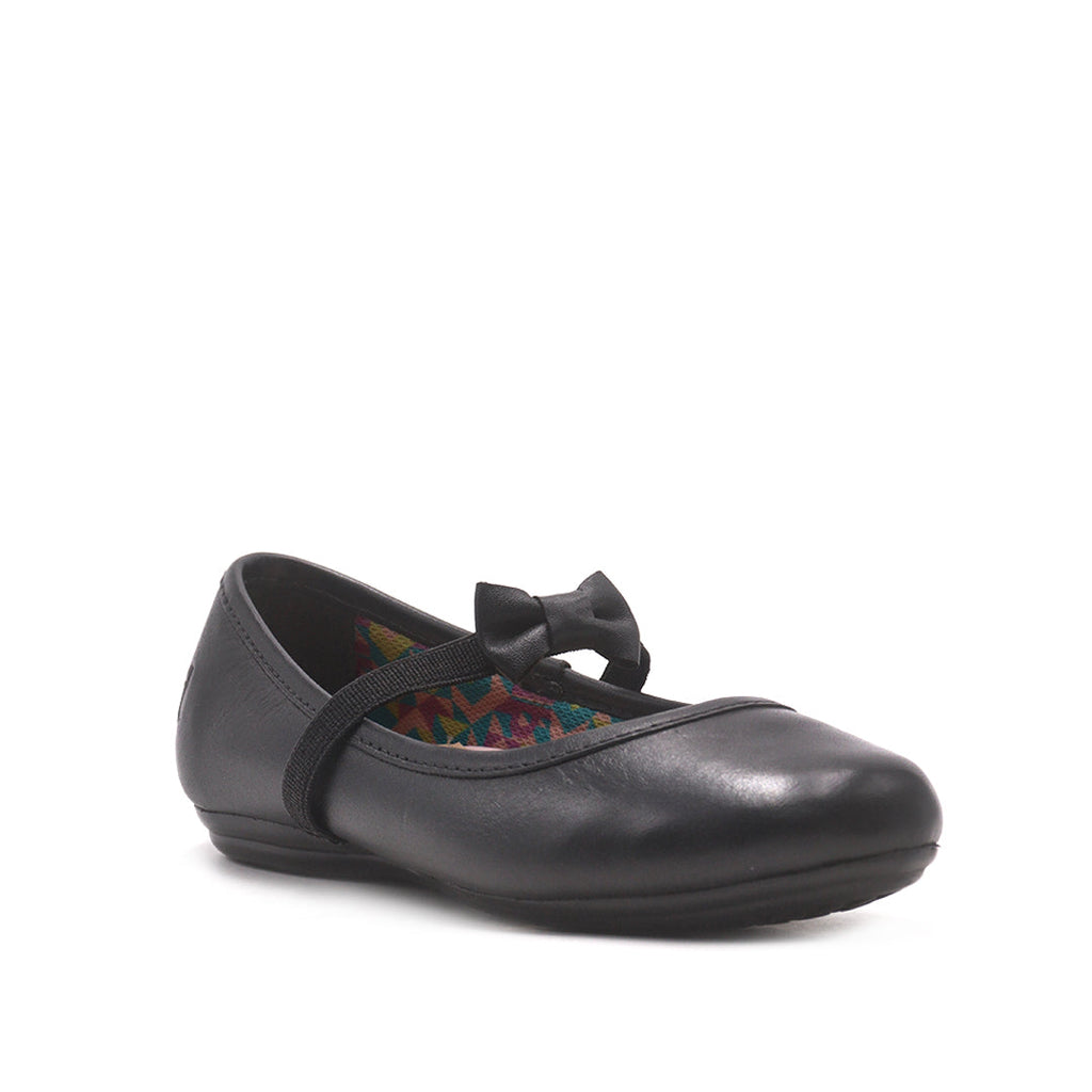 Ballerinas escolares Adrianna para niña color negro