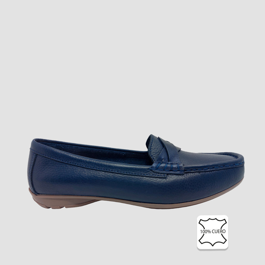 Mocasines Sisi navy para mujer