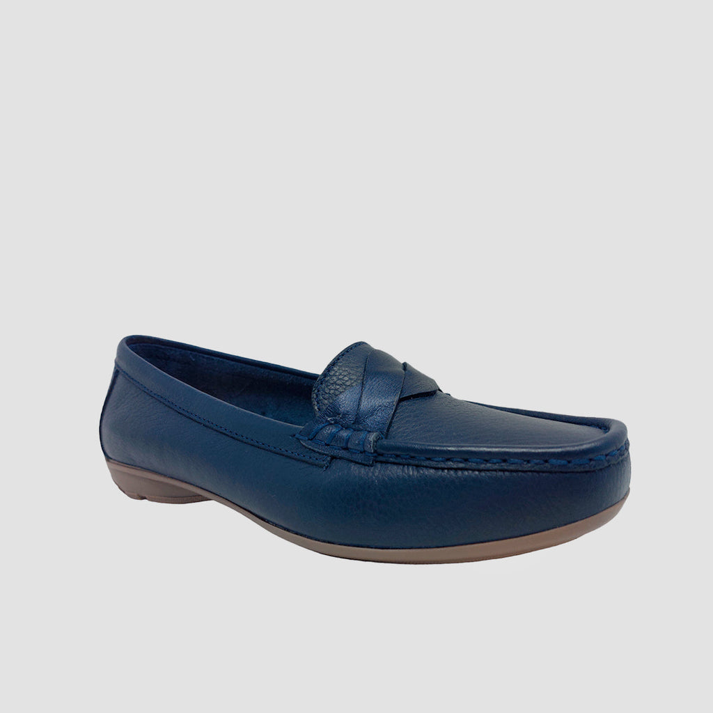 Mocasines Sisi navy para mujer
