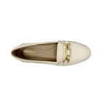 Mocasines Silvana para mujer color beige