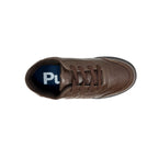 Sneakers escolares Nash para niño color café