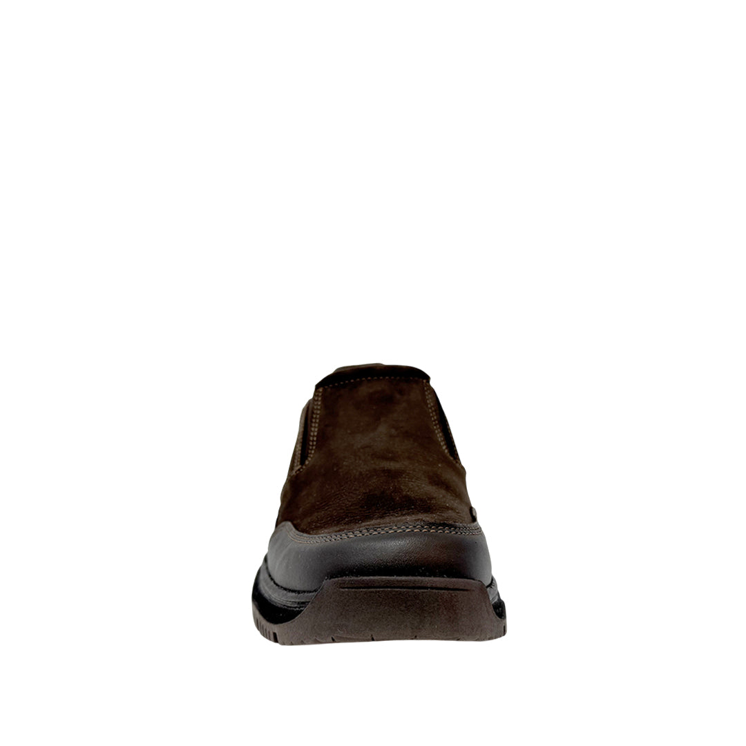 Casuales slip on Lowrey para hombre color café