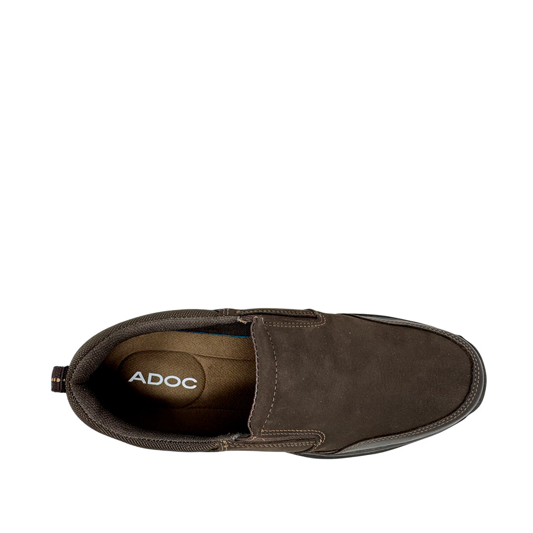 Casuales slip on Lowrey para hombre color café