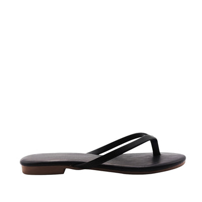 Sandalias flat Karen negro para Mujer