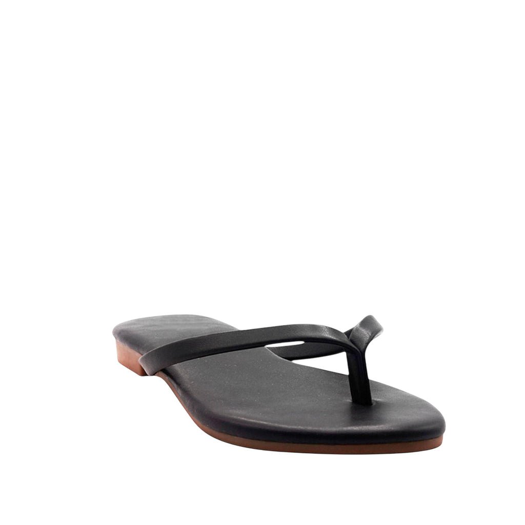 Sandalias flat Karen negro para Mujer