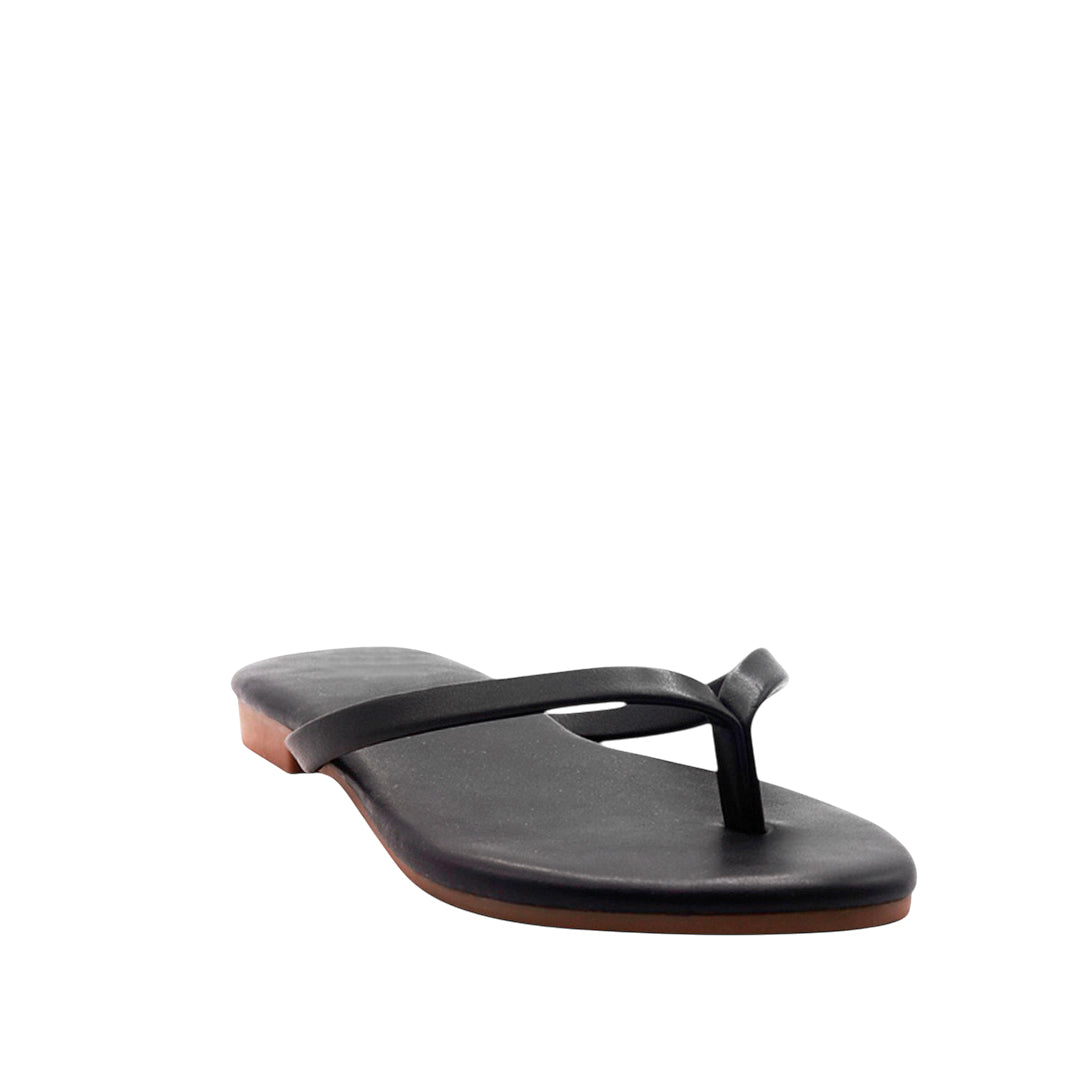 Sandalias flat Karen negro para Mujer