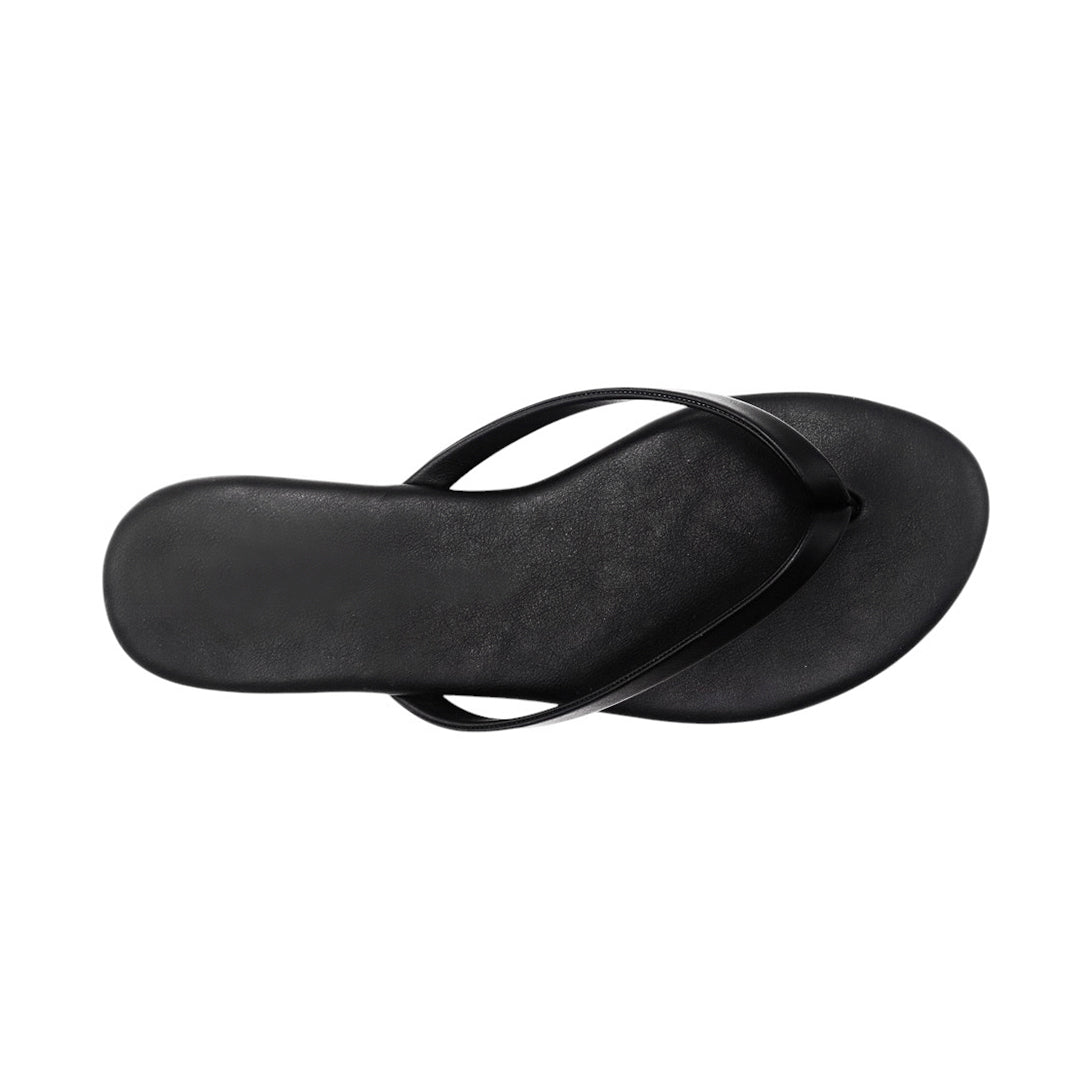 Sandalias flat Karen negro para Mujer