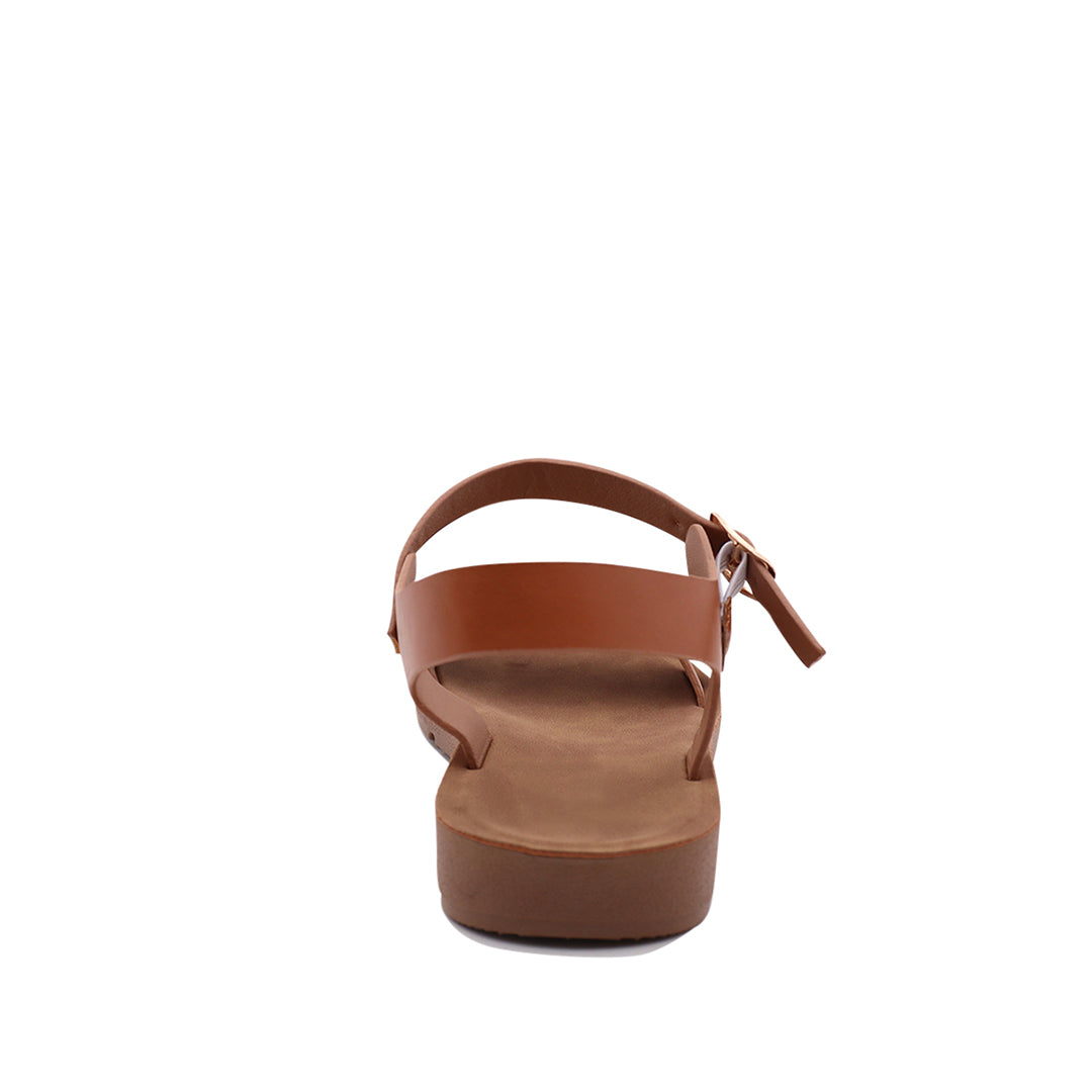 Sandalias flat Sulenmir cafe para Mujer
