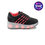 Tenis Gloryrol con luces negro para Niñas
