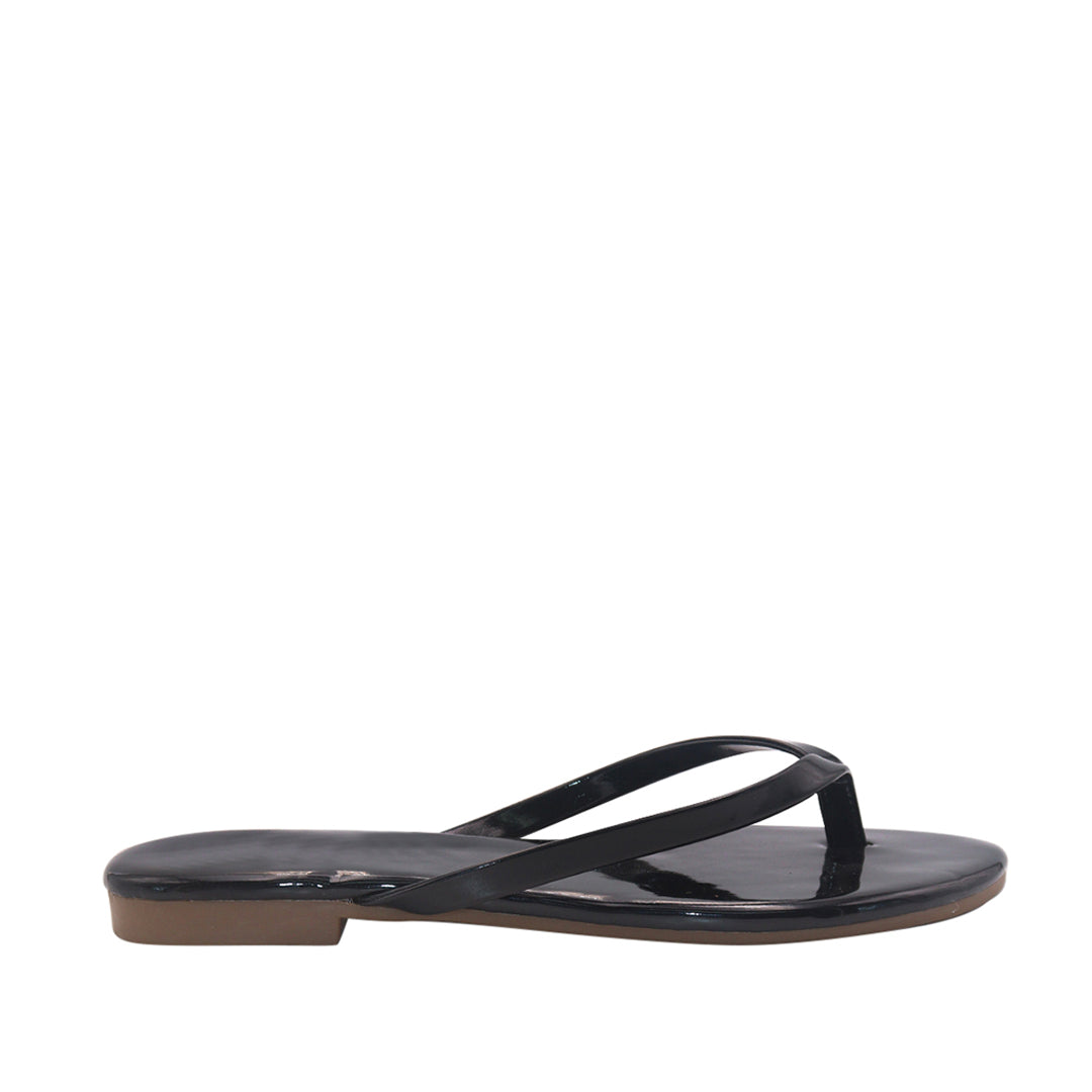 Sandalias flat Karen negro para Mujer