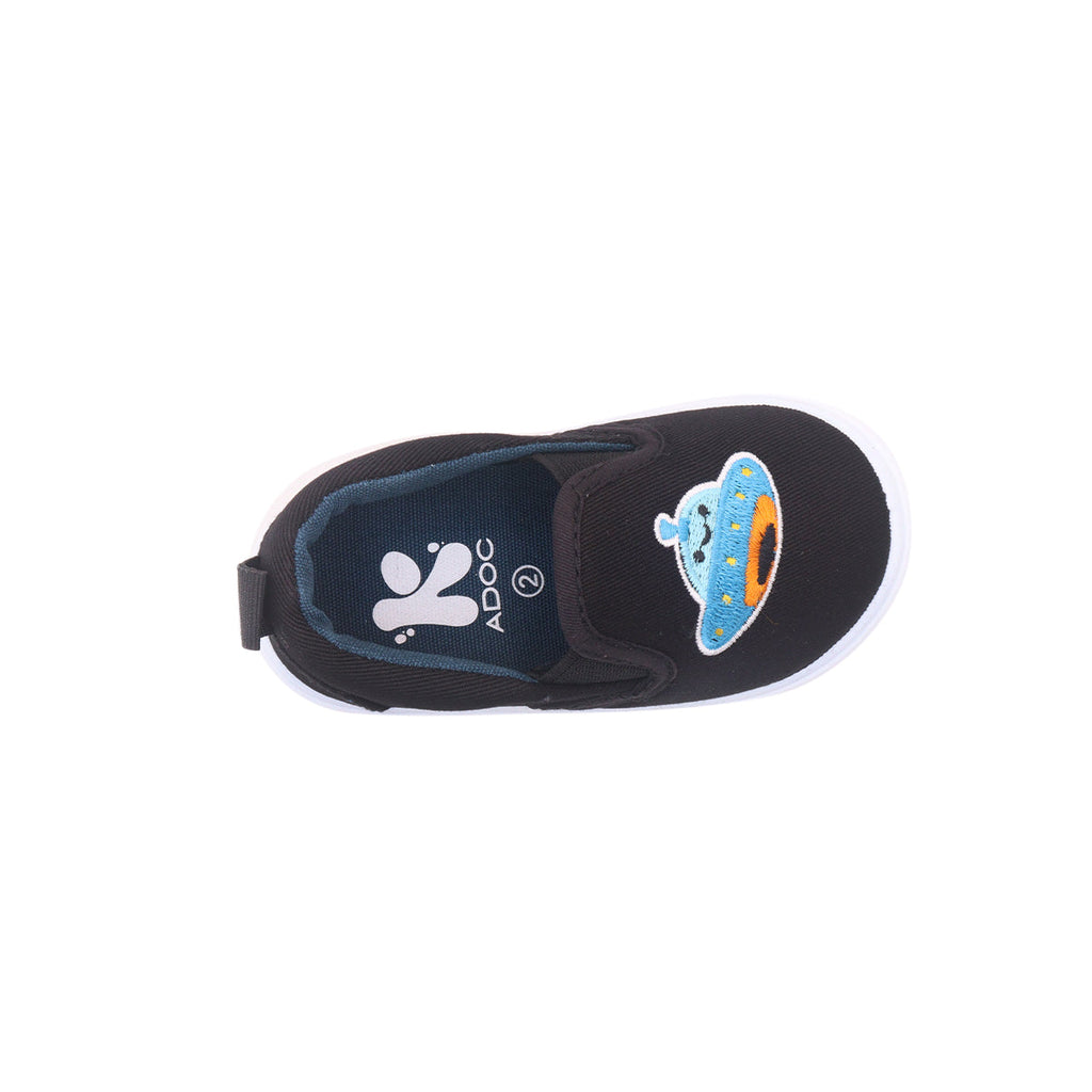 Zapatos canvas  Flint negro para Niños
