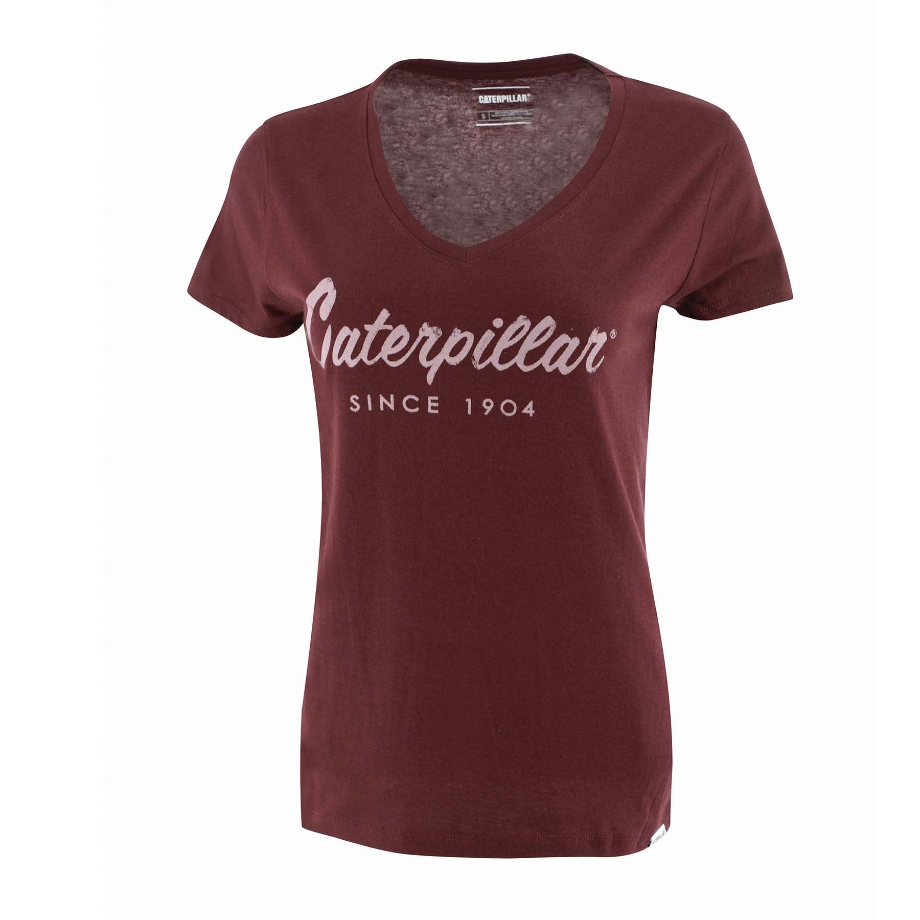 Camiseta Script vneck para Mujer