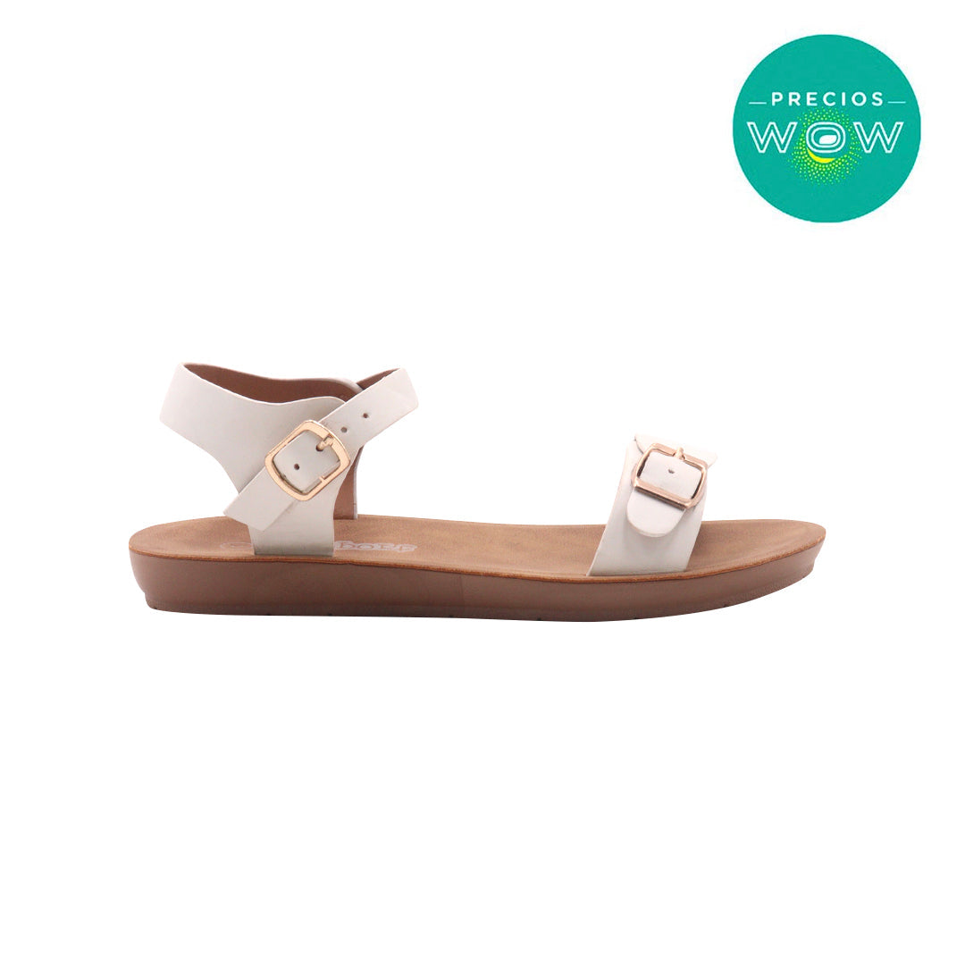 Sandalias Reforma Kip blanco para Niñas