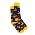 Calcetines Hamburguesas negro Unisex