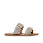 Sandalias flats Newbie color plateado