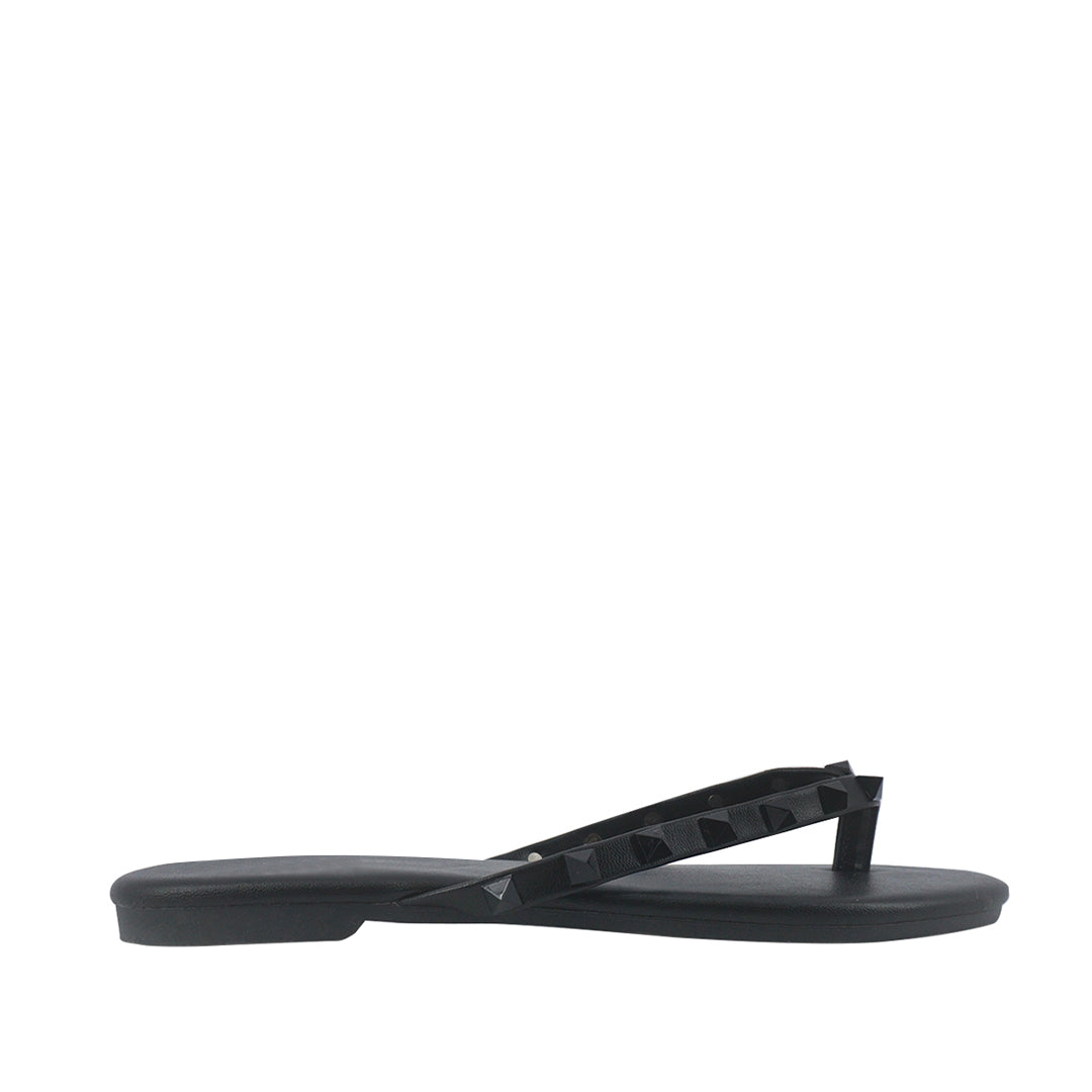 Sandalias Flats Karen Mirabella negro para Mujer