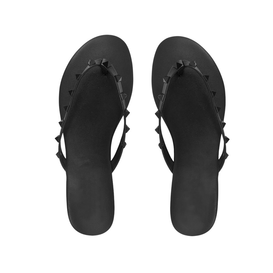 Sandalias Flats Karen Mirabella negro para Mujer