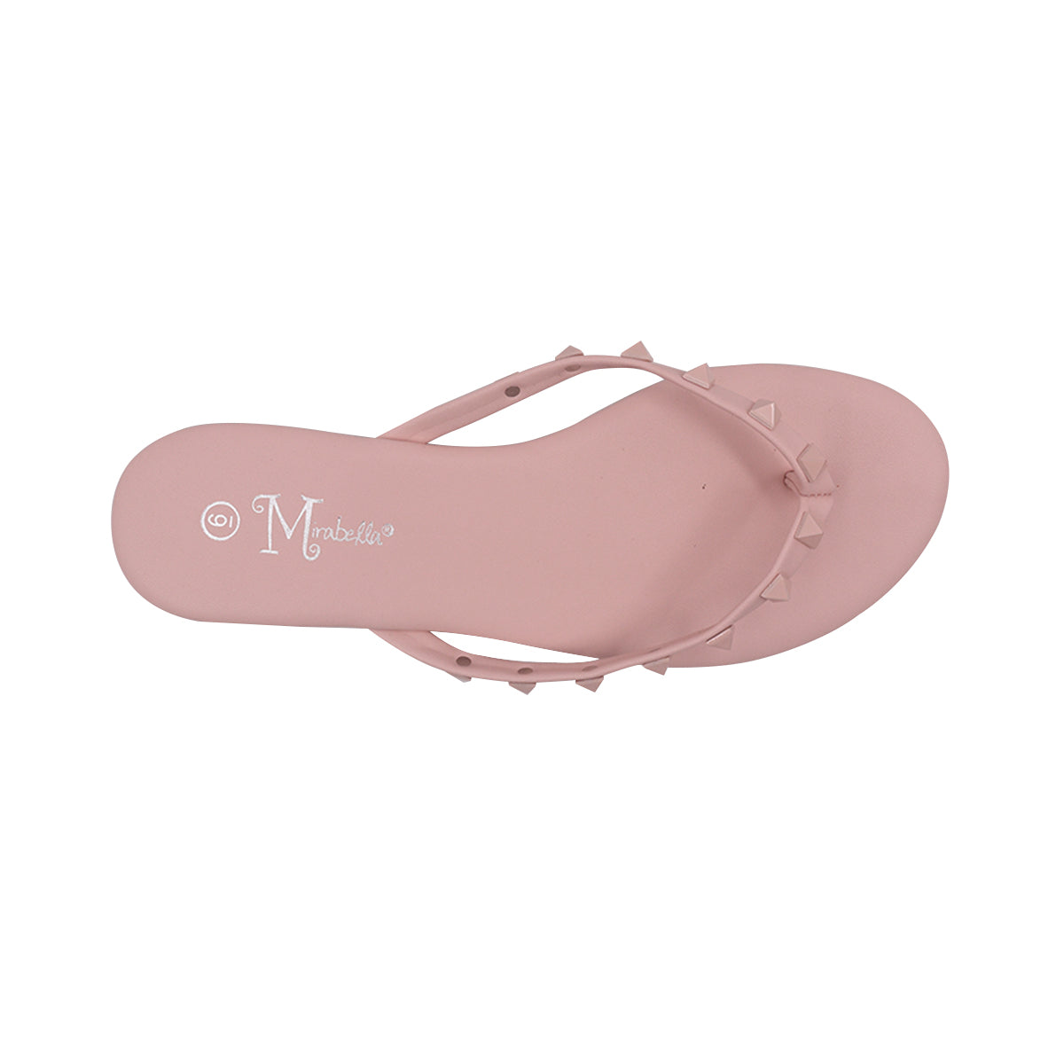 Sandalias Flats Karen Mirabella rosado para Mujer