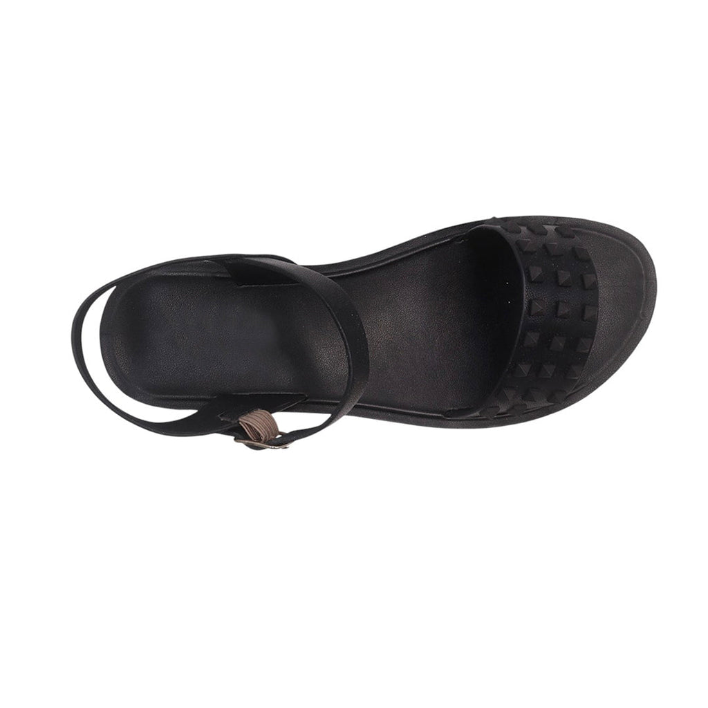 Sandalias Flats Annie Mirabella negro para Mujer