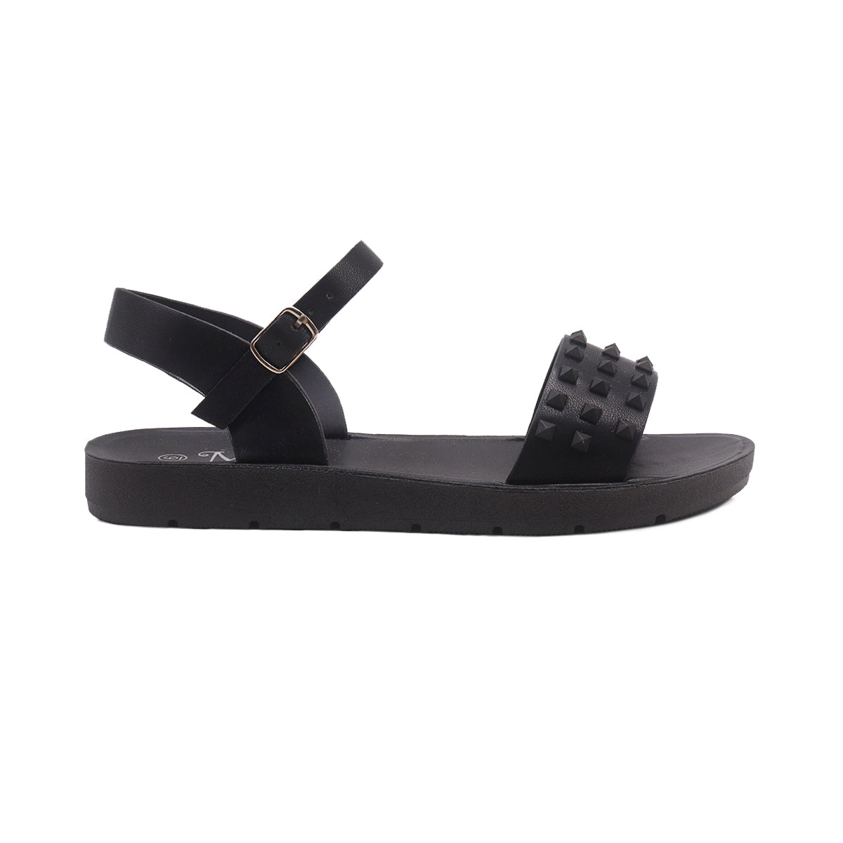 Sandalias Flats Annie Mirabella negro para Mujer