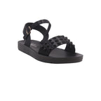 Sandalias Flats Annie Mirabella negro para Mujer