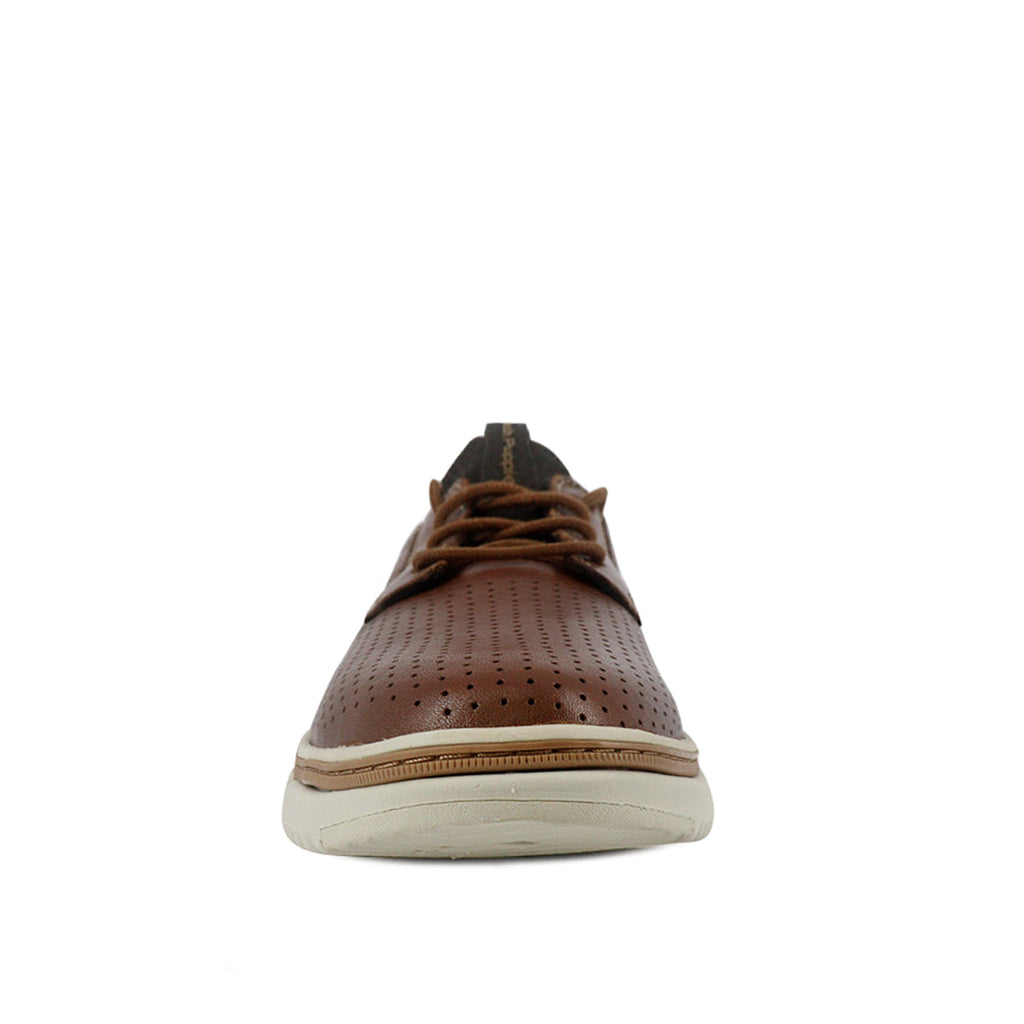 Zapatos Bennet perforado oxford cognac para Hombre