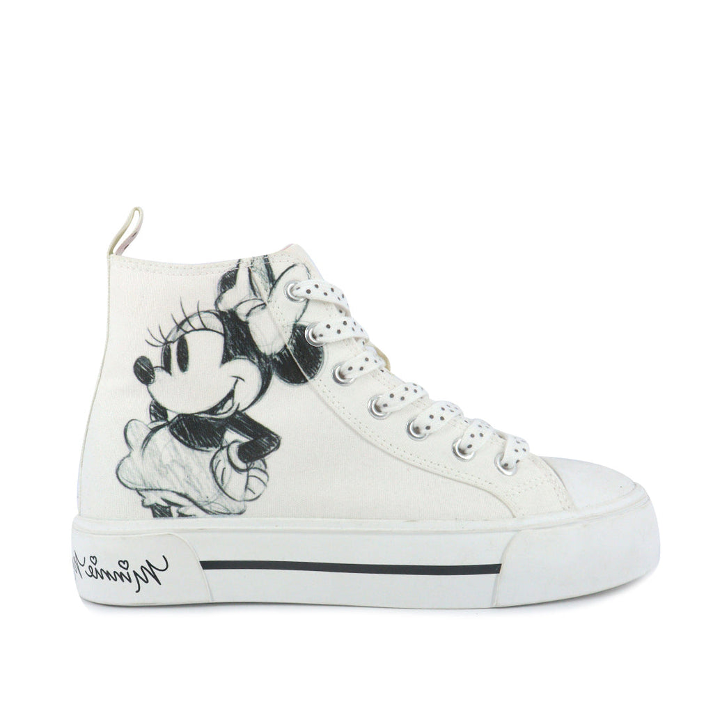 Botas Minnie blanco para Mujer