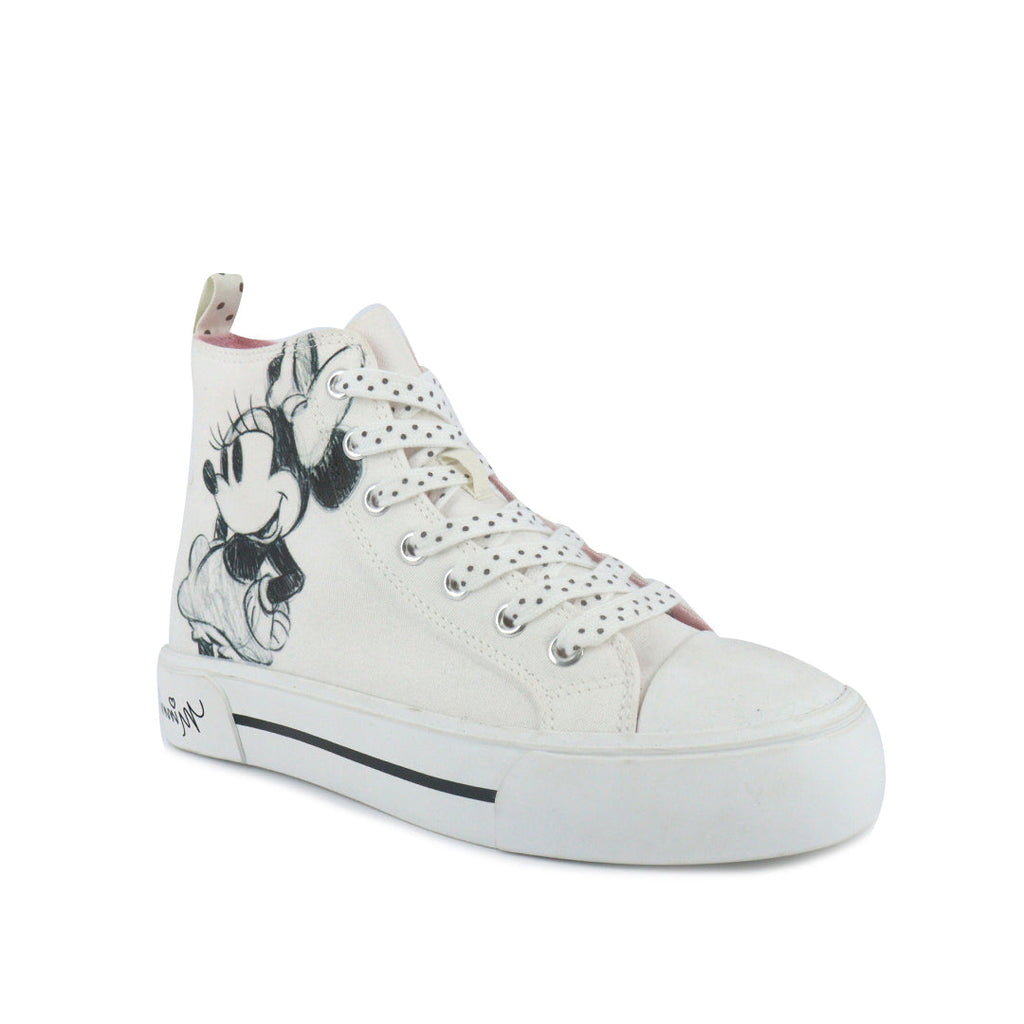 Botas Minnie blanco para Mujer