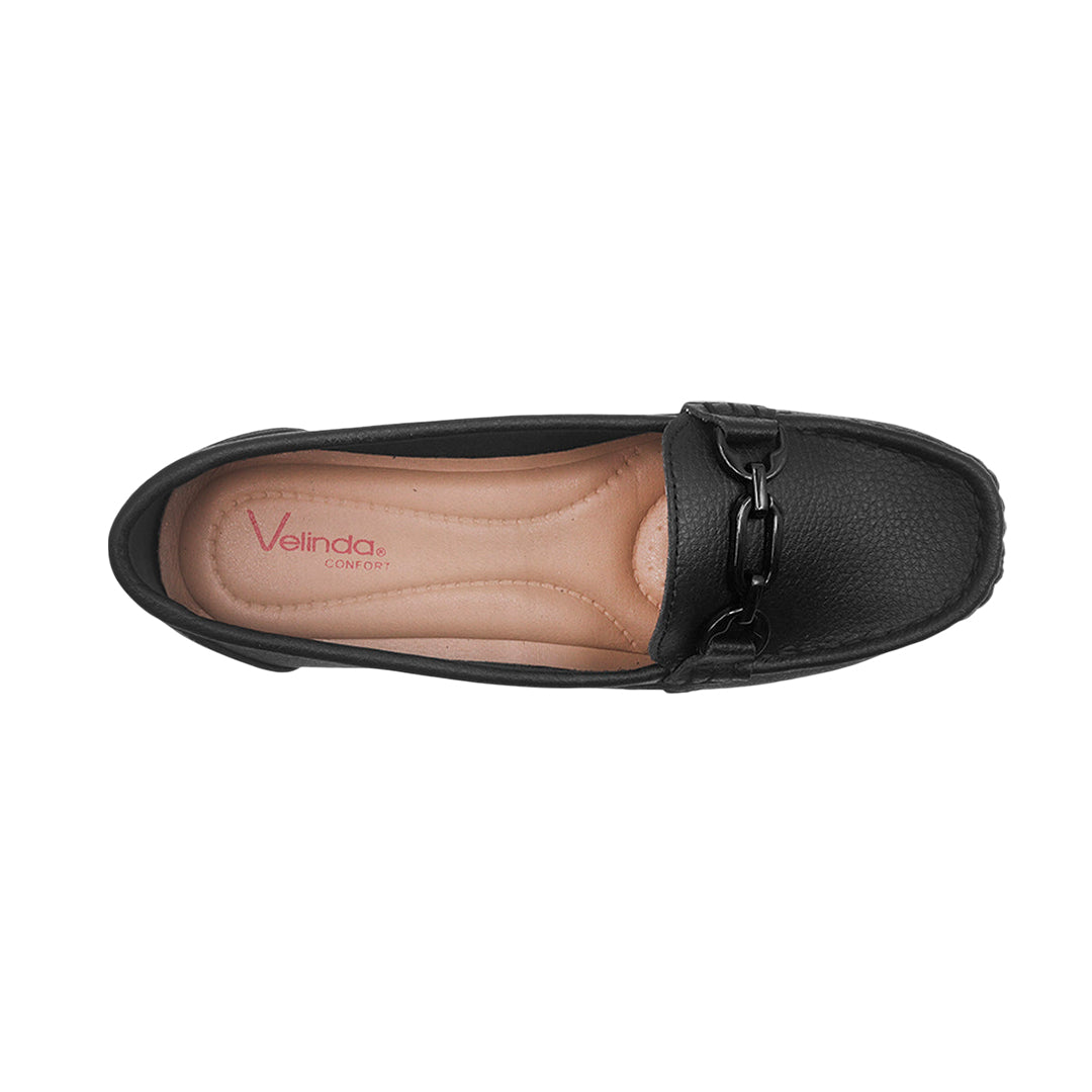 Mocasines Moria Vel negro para mujer