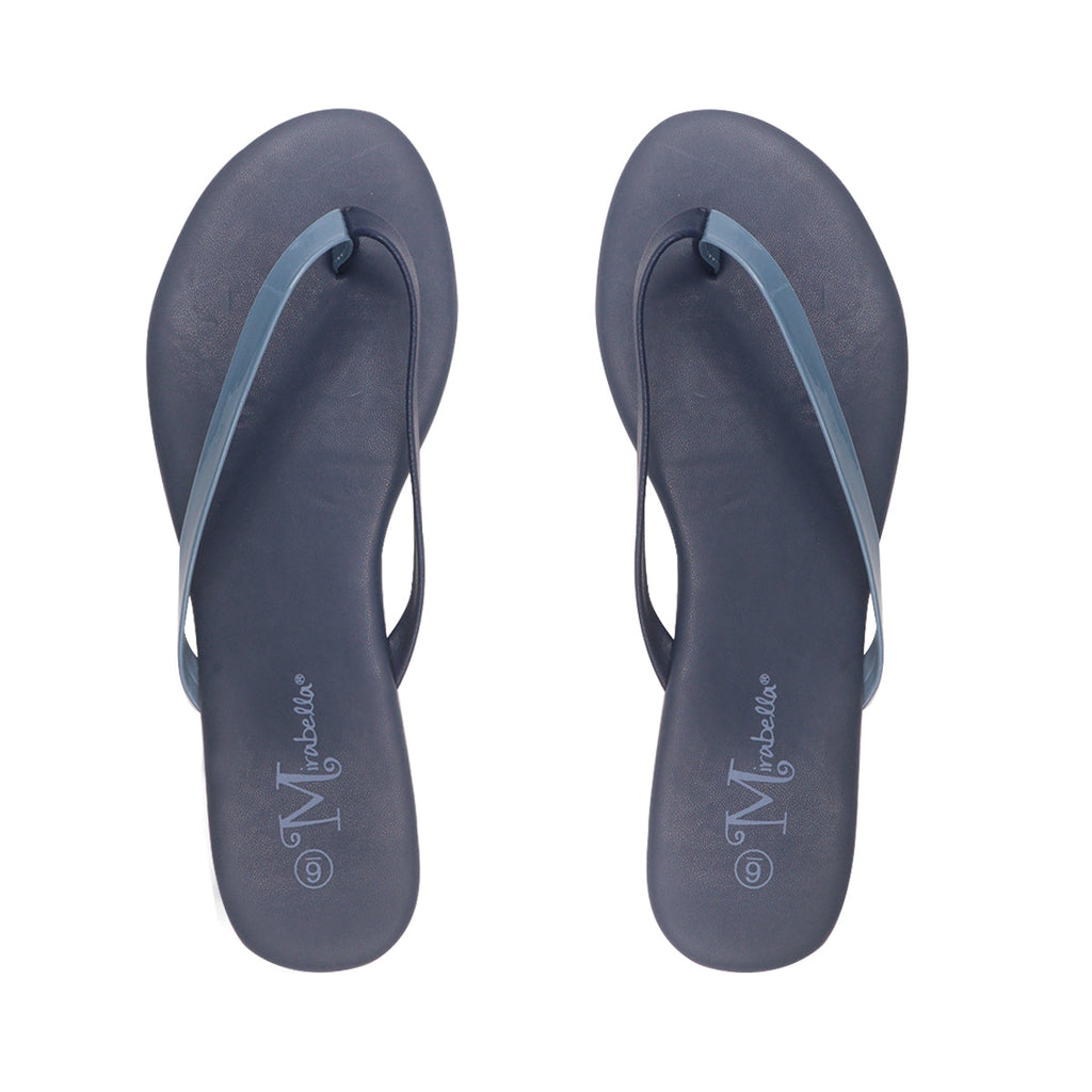 Sandalias Flats Karen Mirabella azul para Mujer