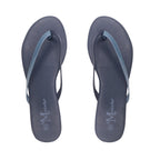 Sandalias Flats Karen Mirabella azul para Mujer