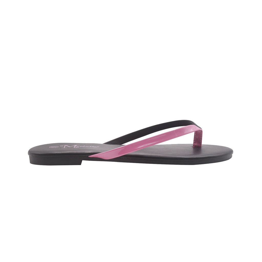 Sandalias Flats Karen Mirabella negro para Mujer