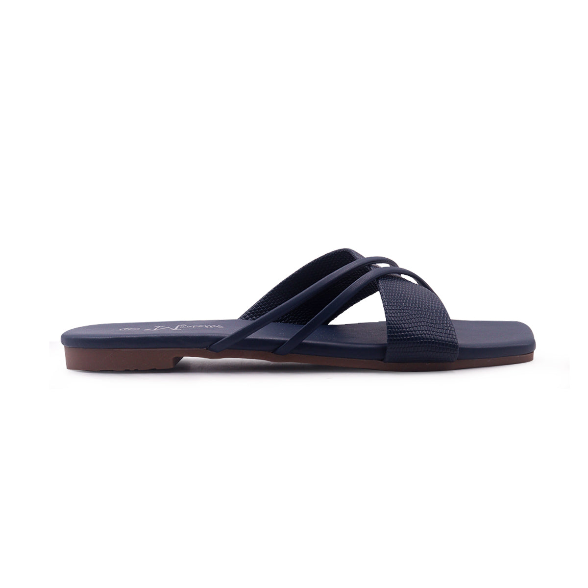 Sandalias Flats Karina Mirabella navy para Mujer