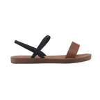 Sandalias Flats Alana Mirabella camel para Mujer