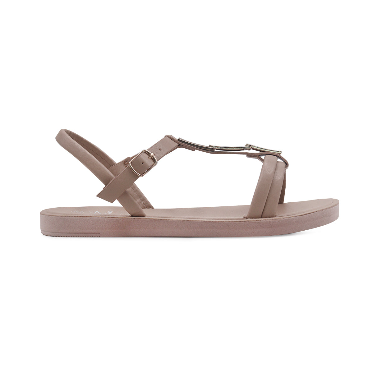 Sandalias Flats Ginger Mirabella beige para Mujer