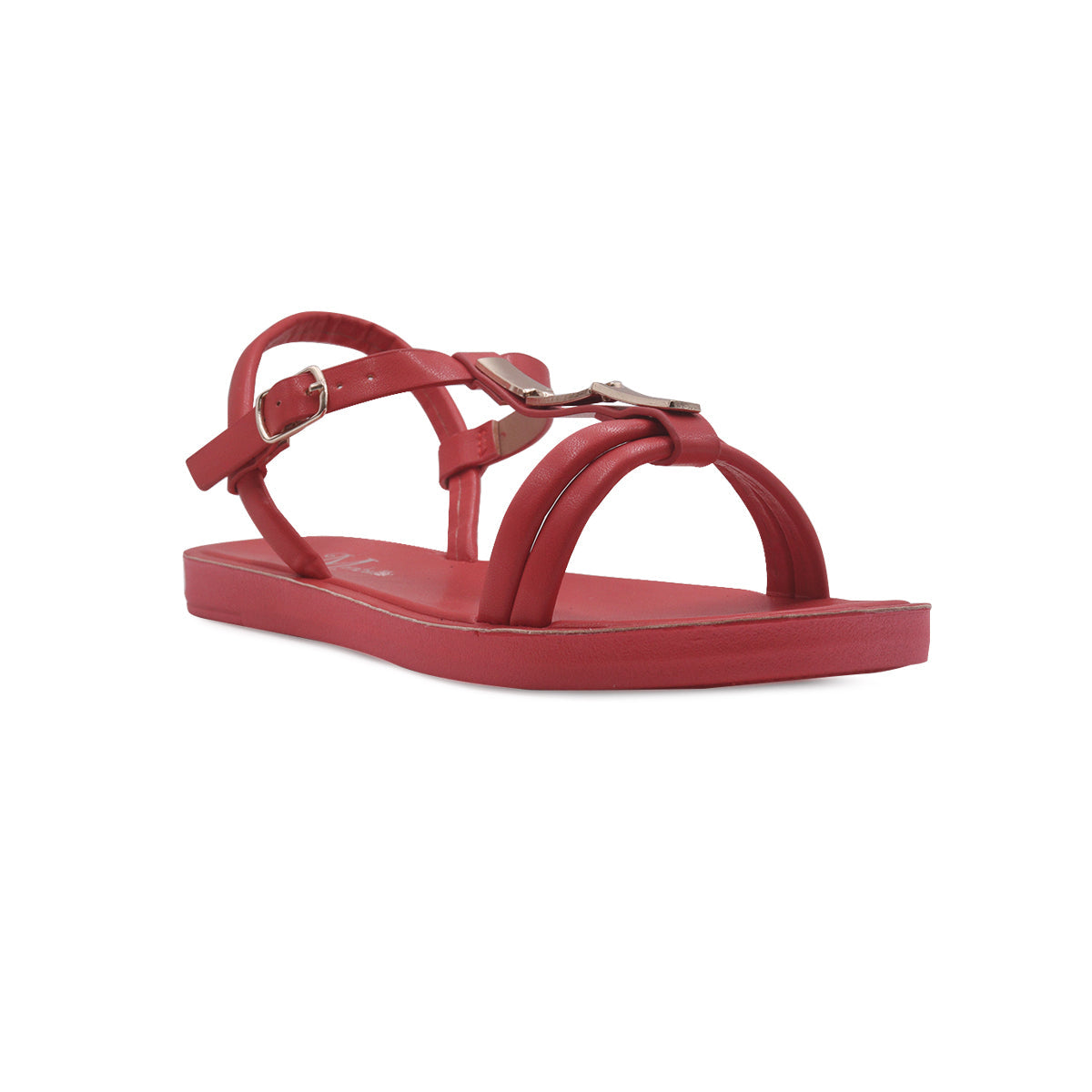 Sandalias Flats Ginger Mirabella rojo para Mujer