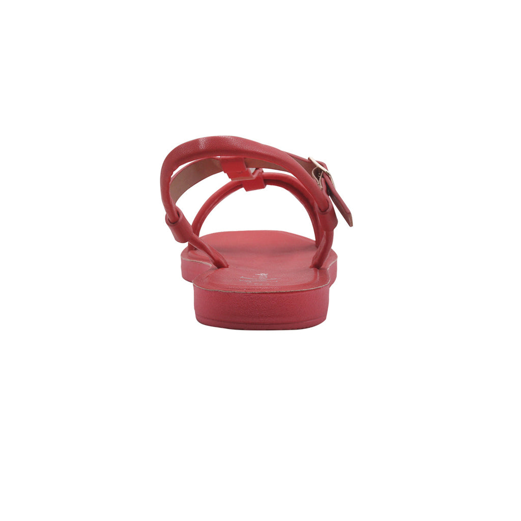 Sandalias Flats Ginger Mirabella rojo para Mujer