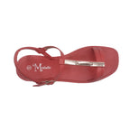 Sandalias Flats Ginger Mirabella rojo para Mujer