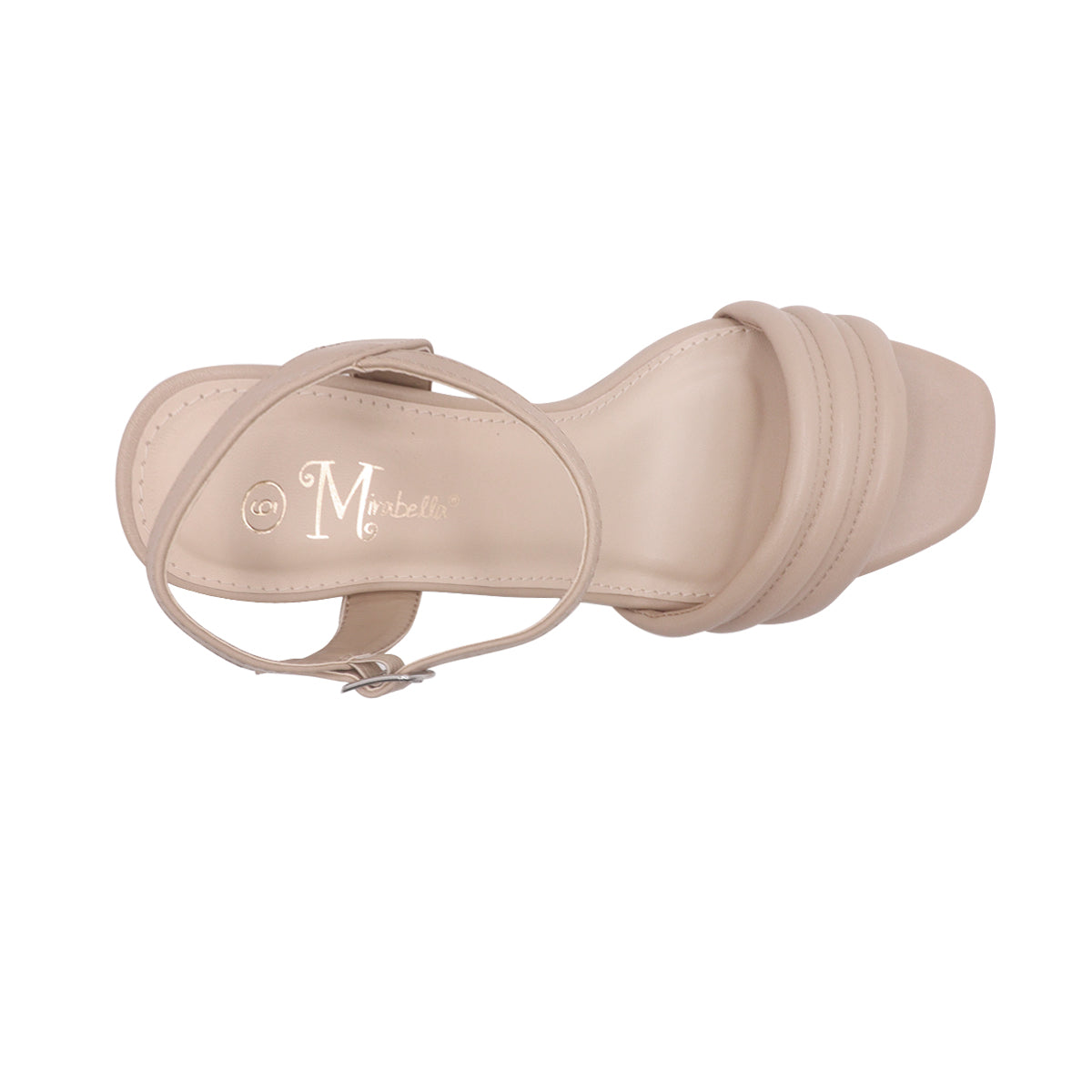 Sandalias Assani Mirabella beige para Mujer