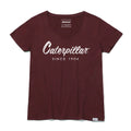 Camiseta Script Neck para Mujer