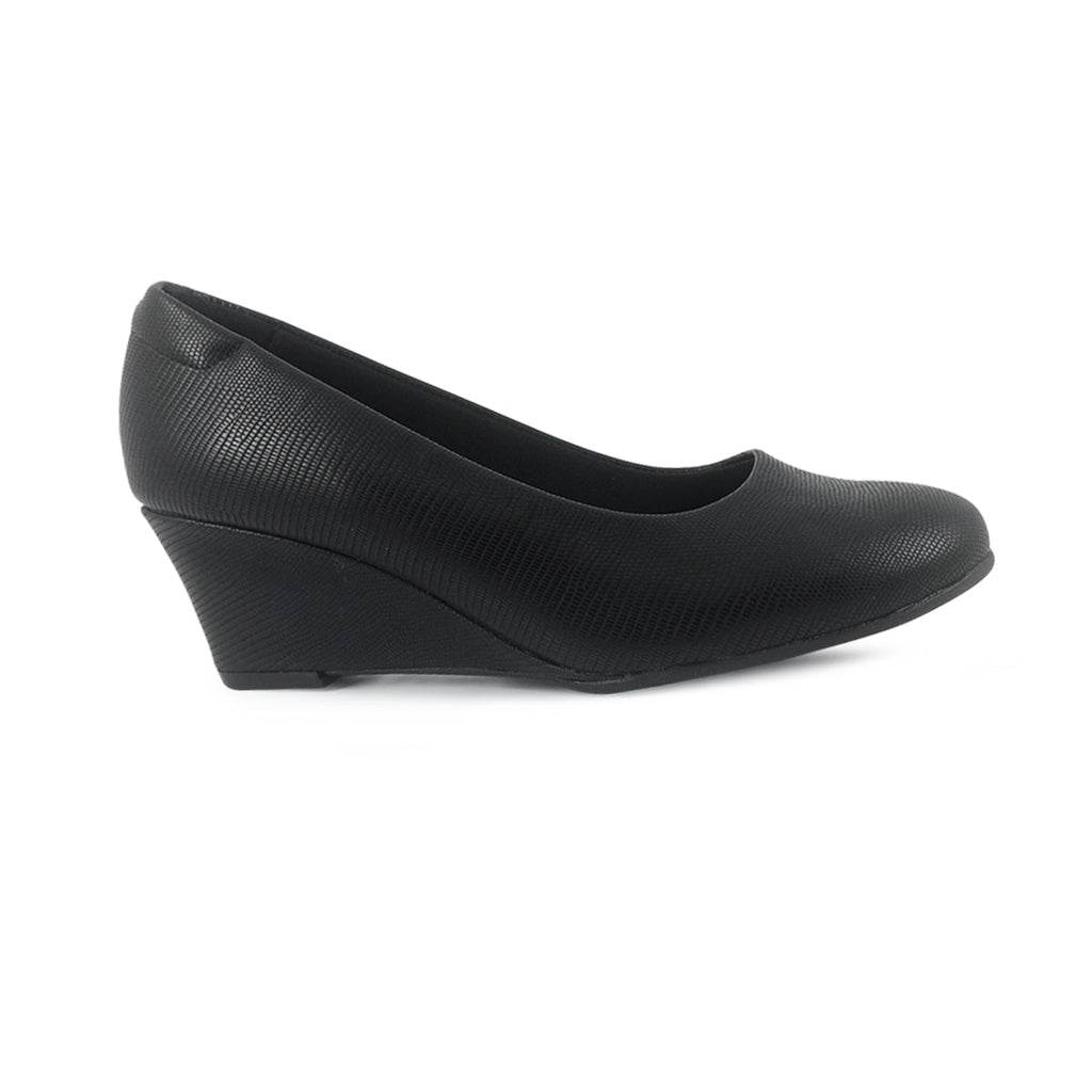 Zapatos de cuña Liz negro para Mujer