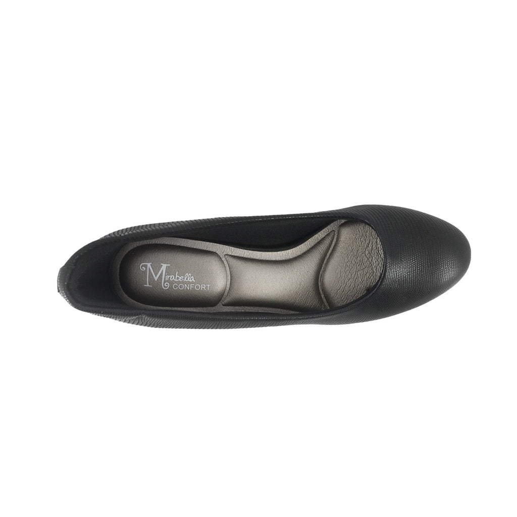 Zapatos de cuña Liz negro para Mujer