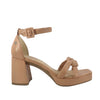 Sandalias de tacón Canddy para mujer color beige