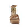 Sandalias de tacón Canddy para mujer color beige