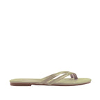 Sandalias flats Karen2 dorado para Mujer